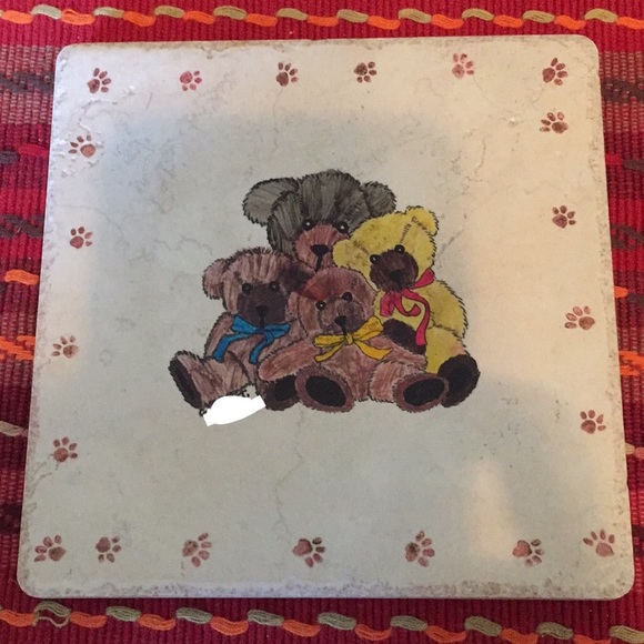 handmade Other - 6" by 6" tile hot plate / trivet - handmade